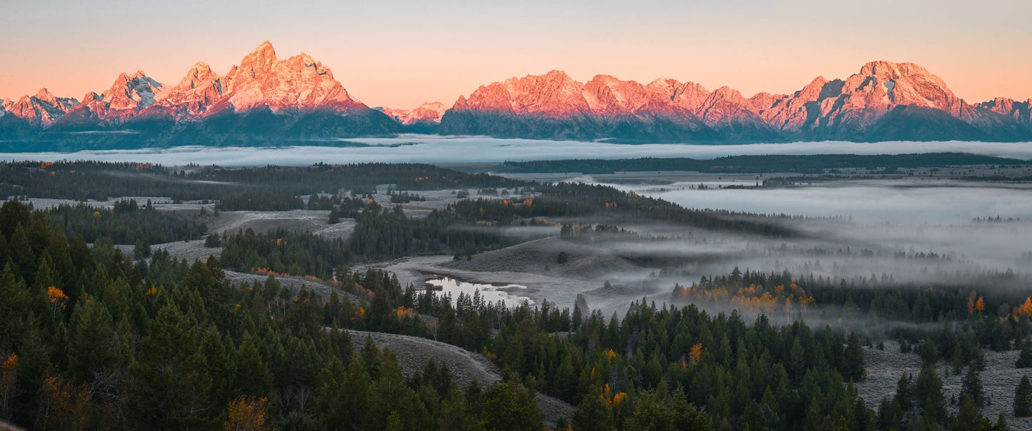 Teton Valley Sunrise Pano