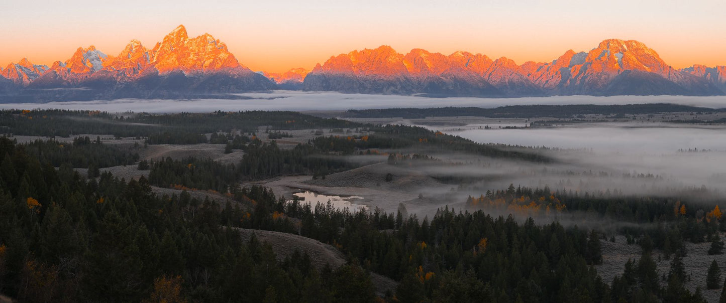 Teton Valley Sunrise Pano